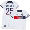 Officiële Voetbalshirt + Korte Broek Paris Saint-Germain N.Mendes 25 Uit 2023-24 - Kids